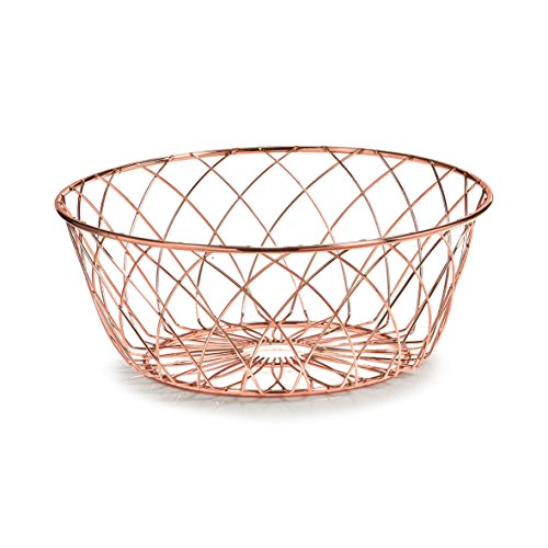 ZELLER PRESENT - Corbeille à fruits ronde en fi...