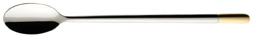 Ella partially gold plated 201 mm long drink spoon