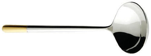 Ella cuillère à sauce en partie plaqué or 173 mm