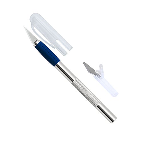 Scalpel et lames de rechange/78621 argent alumi...