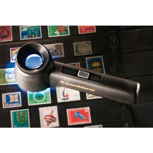 Leuchtturm1917 Leuchtturm Loupe à Poser, grossit 10x, avec LED code EAN 4004117100512 
