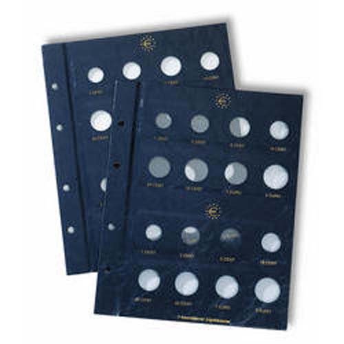 Feuilles Numismatiques VISTA, Euro neutres pour...