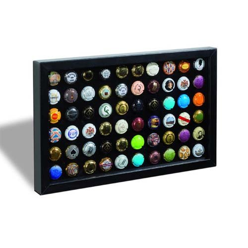 Cadre sous verre pour plaque de muselet de cham...