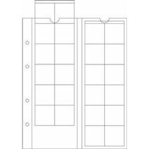 Feuilles Numismatiques OPTIMA, pour 24 pièces d...