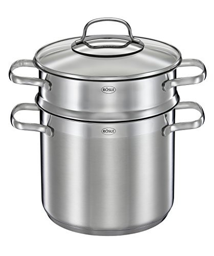 'Rösle 13153 Pasta Pot "Elegance, acier inoxydable, 22 x 29 x 30 cm 4004293131539 Rösle 'Rösle 13153 Pasta Pot "Elegance, acier inoxydable, 22 x 29 x 30 cm 4004293131539 Rösle