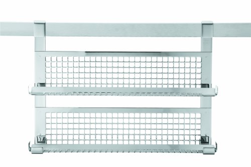 Rs19078 etagère à épices double  acier inox 18/10