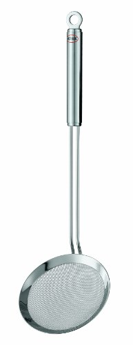 95781 ecumoire à mailles fines manche rond 38,5 cm