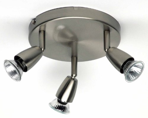 Brilliant AG Brilliant G25234/13 Plafonnier 3 Lumières 50 W GU10 Acier Amalfi code EAN 4004353045790 