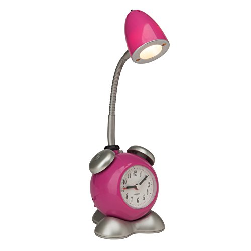 Pharrell lampe à poser horloge led métal/plasti...