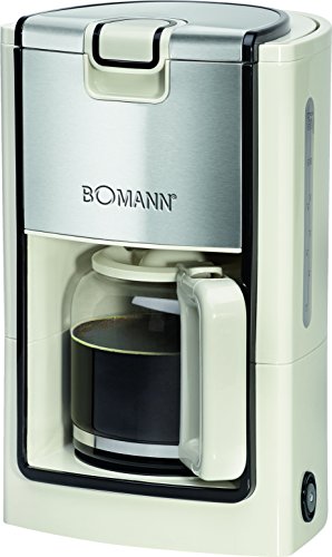 Ka 1565 cb cafetière, noir/crème/acier inoxydable 4004470156546 Bomann Ka 1565 cb cafetière, noir/crème/acier inoxydable 4004470156546 Bomann