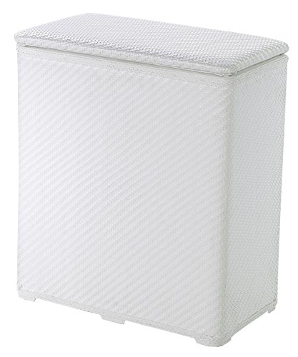 Boy box à linge en plastique blanc 48 x 27 x 55 cm