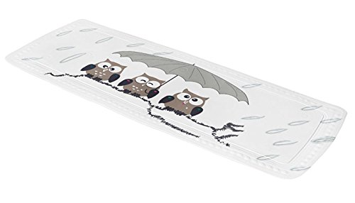 5370271001 hibou tapis de baignoire pvc taupe 3...