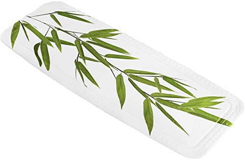 Bamboo tapis de baignoire en pvc vert 36 x 92 cm