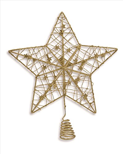 Cimier étoile - étoile en haut du sapin - doré