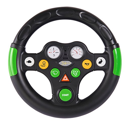 Big 800056488 - Tracteur Wheel avec volant sonore 4004943564885 BIG
