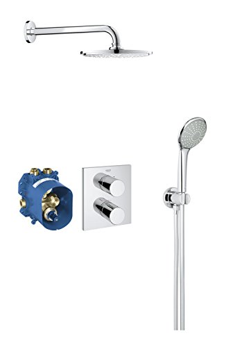Kit de douche encastré grohtherm 3000 34408000 ...