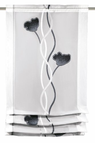 Karlo 261506, store décoratif en voile semi-tra...