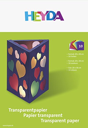 Craft chemise de papier transparent, 20 cm x 30...