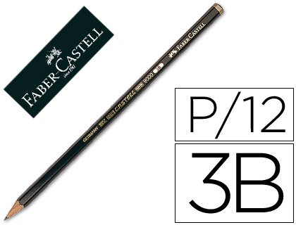 - lapices de graphite faber 9000 3b unité (lot ...