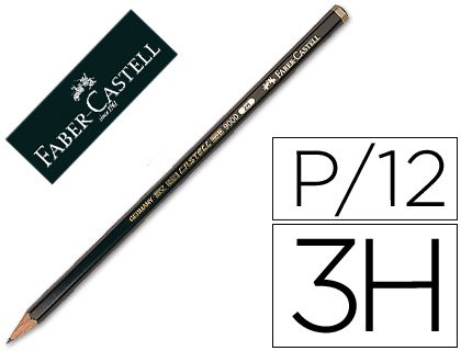 - lapices de graphite faber 9000 3h - unité (lo...