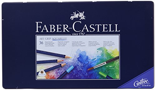 114236 crayon art grip aquarelle boîte métal de 36