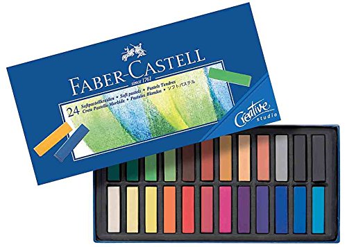FABER-CASTELL Lot de 2 étuis de 24 mini craies ...