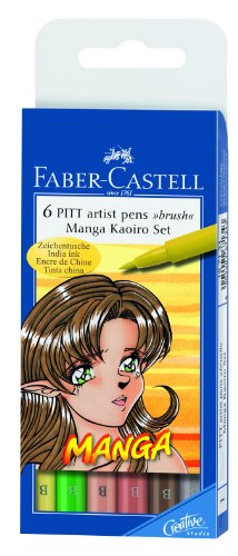 167134 feutre pitt artist pen kaoiro étui de 6