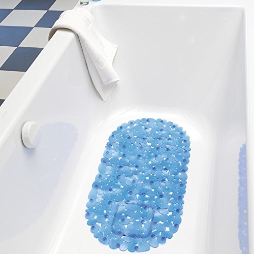 Tapis de baignoire imitation galet, 67 x 34 cm