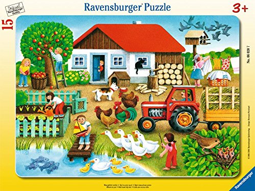 - 06020 - puzzle enfant avec cadre - qui va ave...