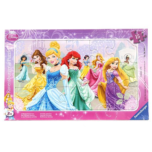 - 06048 - puzzle enfant avec cadre - princesses...