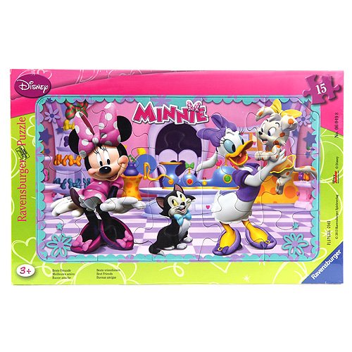 - 060498 - puzzle avec cadre - minnie - 15 pièces