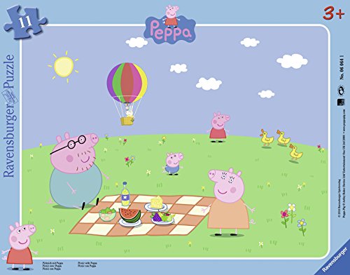 - 06064 - puzzle enfant avec cadre - pique-niqu...