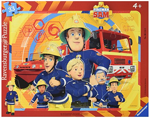 - 06114 - puzzle cadre - sam le pompier - 33 pi...