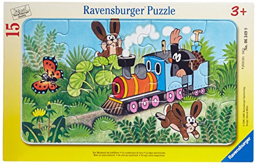 - puzzle cadre - 15 pièces : la taupe, conducte...