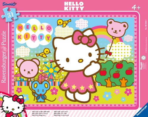 - 06648 - puzzle cadre - hello kitty à la fête ...