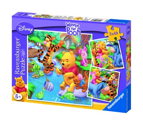 - 09276 - puzzle enfant - winnie - pêche à la l...