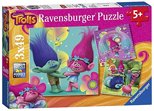 - 09364 - lot de 3 puzzles - le monde multicolo...