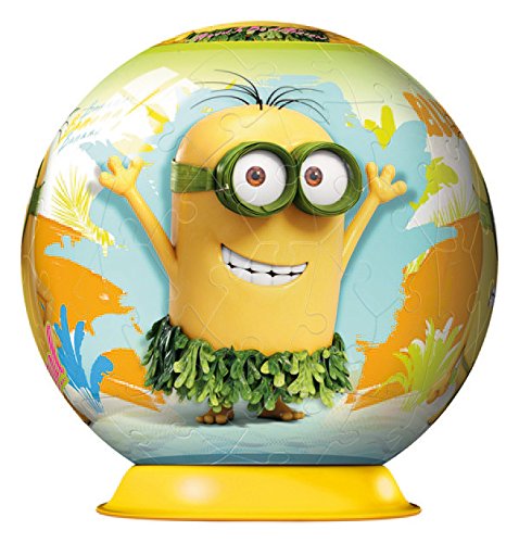 - les minions - puzzle rond 3d - 72 pièces
