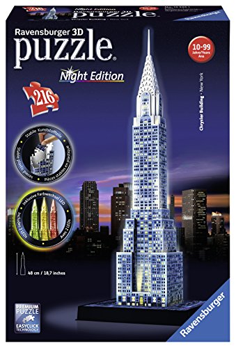 - 12512 - puzzle 3d chrysler building night edi...