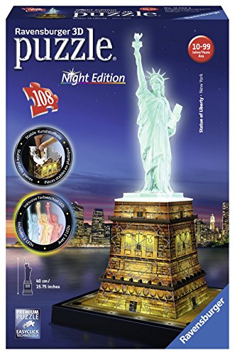 - 12513 - puzzle - 3d statue de la liberté - nu...