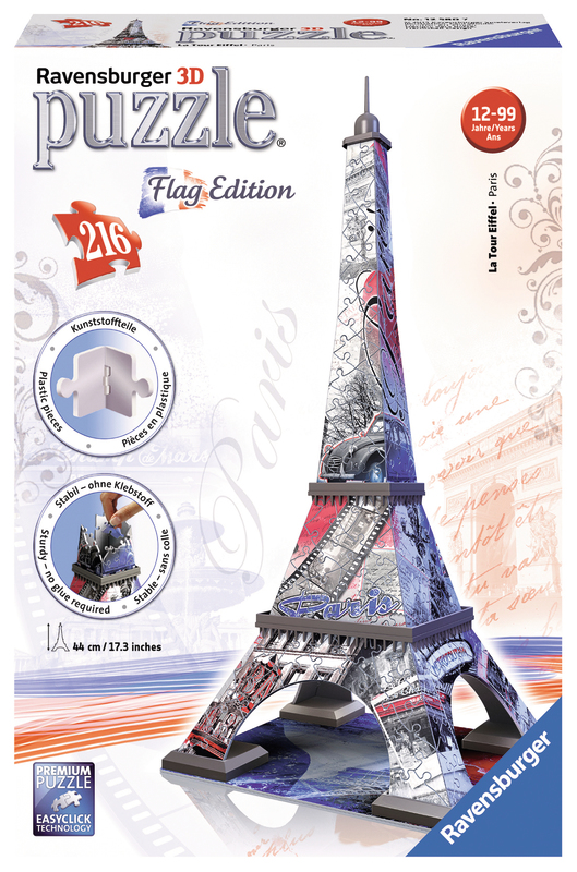PUZZLE 3D TOUR EIFFEL FLAG EDITION 216 PIÈCES R...