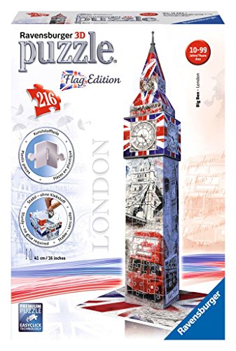 - 12582 - puzzle 3d - big ben flag - 216 pièces
