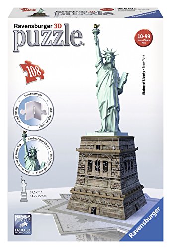 - 12584 - puzzle 3d - statue la liberté - 108 p...