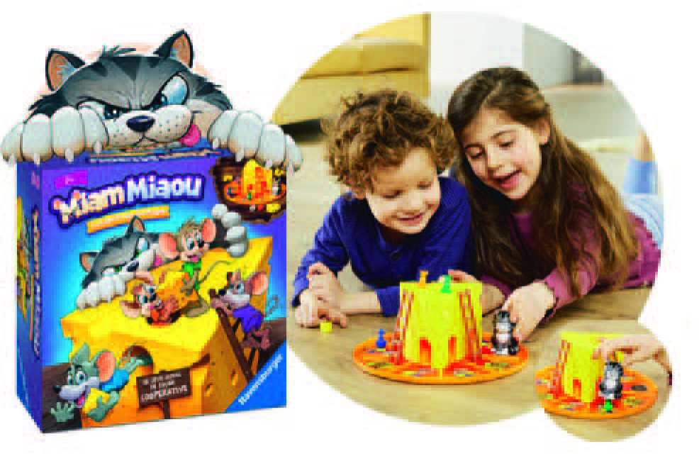 ravensburger MIAM MIAOU/CROQUE-CAROTTE “RAVENSBURGER” code EAN 4005556208180 