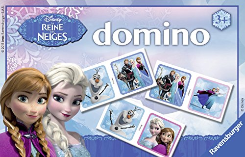 Ravensburger - 24002 - jeu de société - puzzles - domino - reine des neiges code EAN 4005556240029 