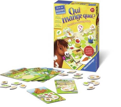 - 24552 - jeu educatif - qui mange quoi?