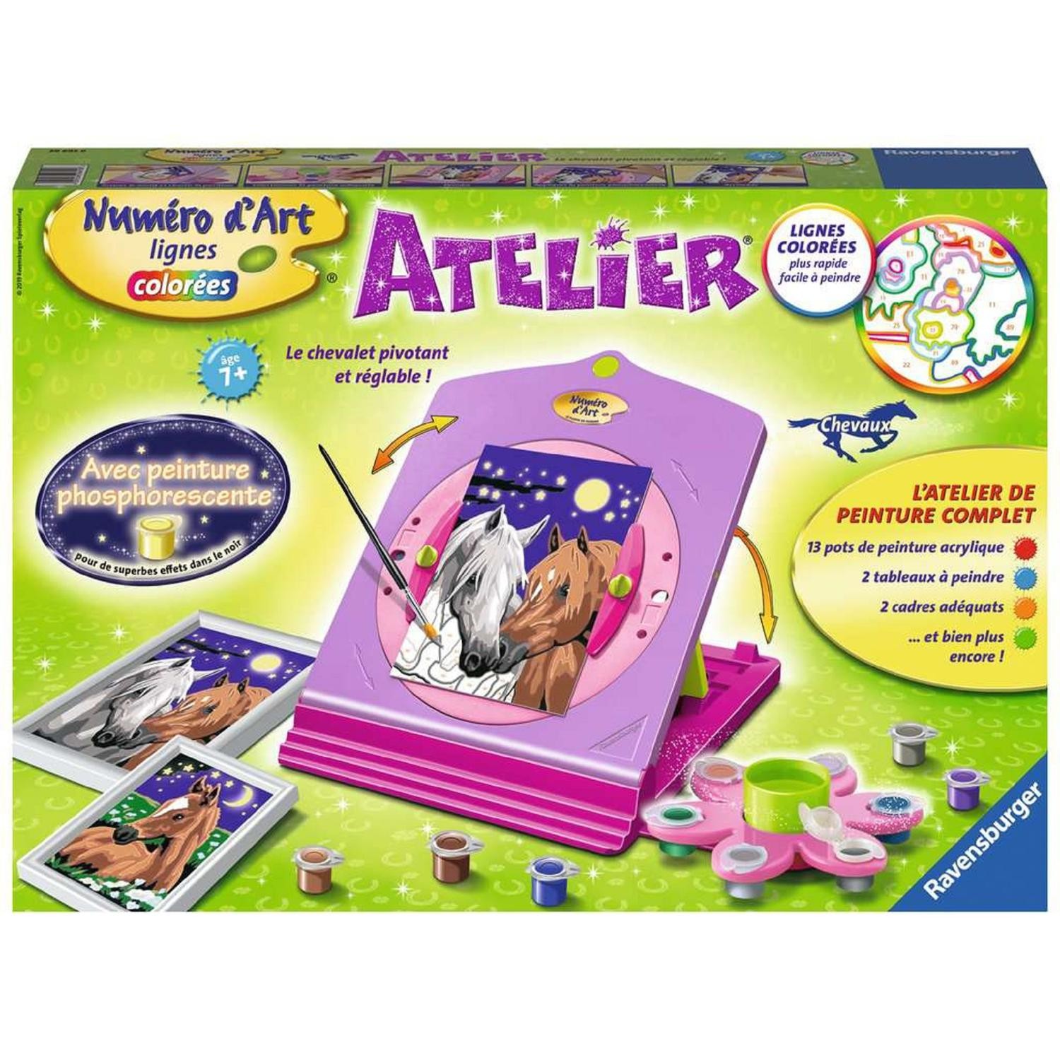 Atelier Numéro d'Art Chevaux RAVENSBURGER
