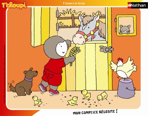 - 86102 - puzzle enfant avec cadre - t'choupi à la ferme - 35 pièces 4005556861026 Nathan - 86102 - puzzle enfant avec cadre - t'choupi à la ferme - 35 pièces 4005556861026 Nathan