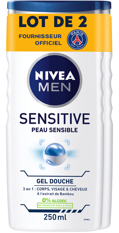 GEL DOUCHE MEN SENSITIVE PEAU SENSIBLE NIVEA