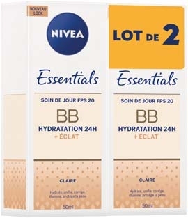 BB CRÈME HYDRATATION 24H + ÉCLAT “NIVEA ESSENTI...